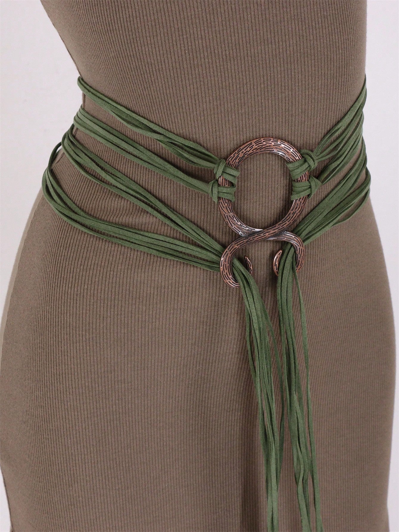 Womens Medieval Renaissance Belt Viking Dress Waist Sash Faux Leather