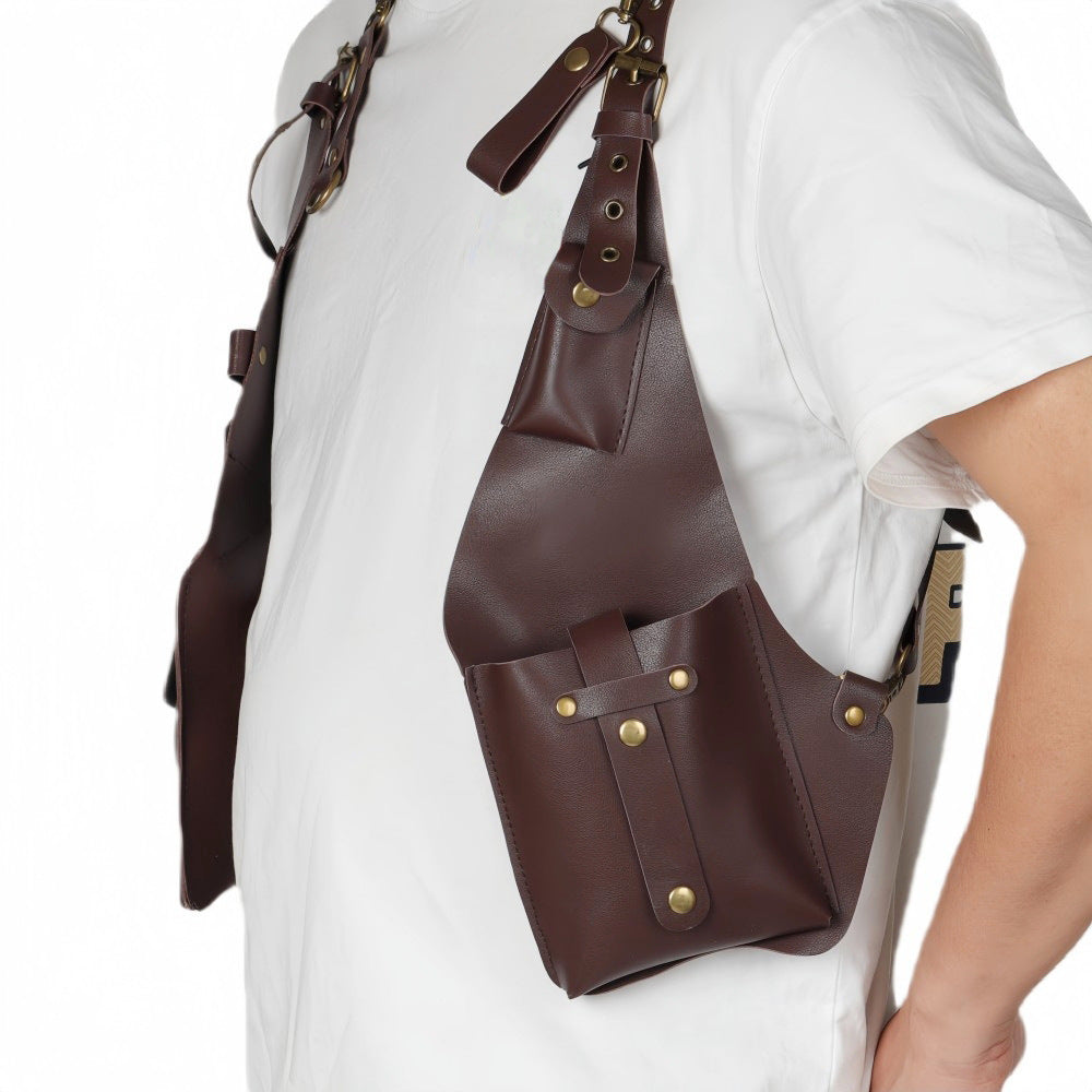 Medieval Shoulder Harness Bag Viking Renaissance Cosplay Pouch
