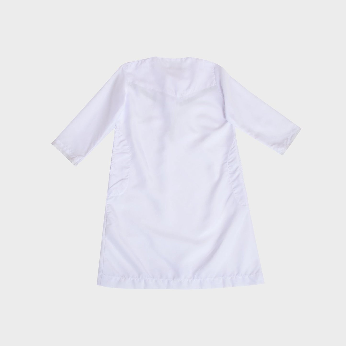 Boys White Thobe Traditional Kids Long Robe Eid Formal Outfit
