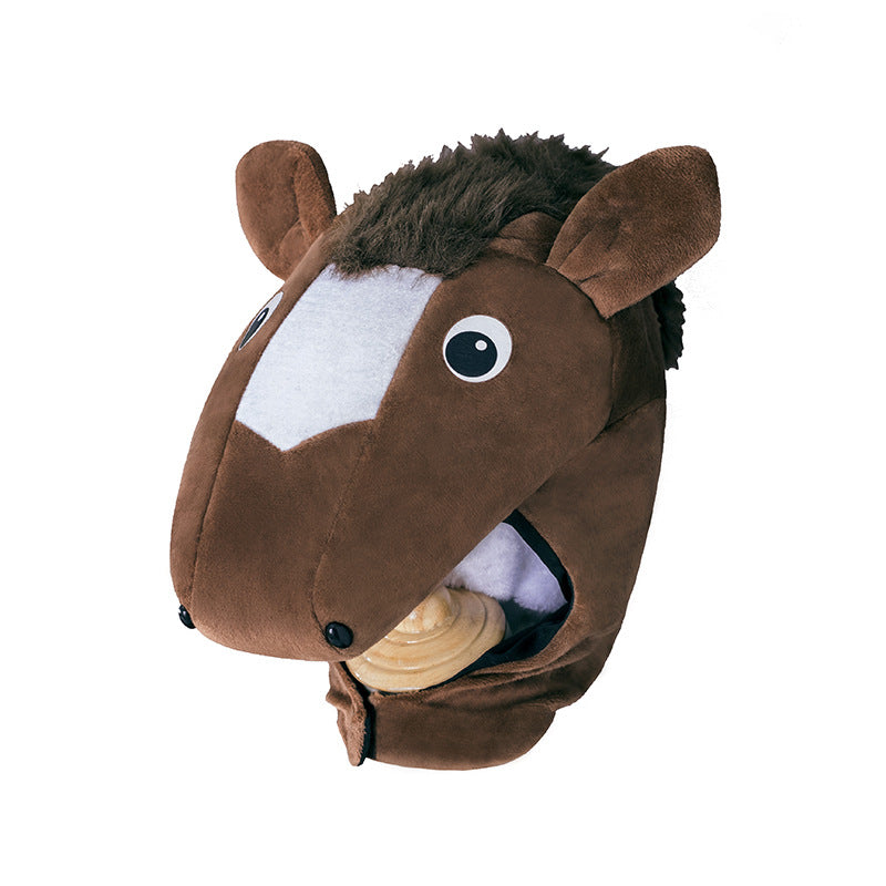 Kids Horse Fancy Dress Jumpsuit with Hood Hoof Covers Party Costume