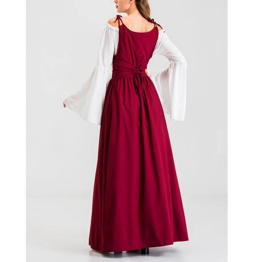 Medieval Irish Vintage Dress Greek Goddess Court Princess Queen Costume