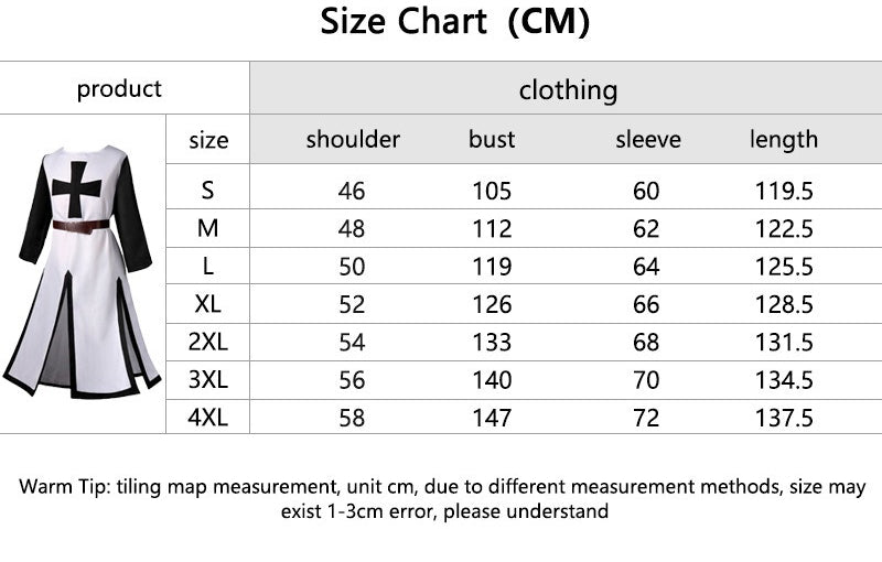 Medieval Knight Costume Mens Hooded Chainmail Look Shirt Halloween LARP Cosplay