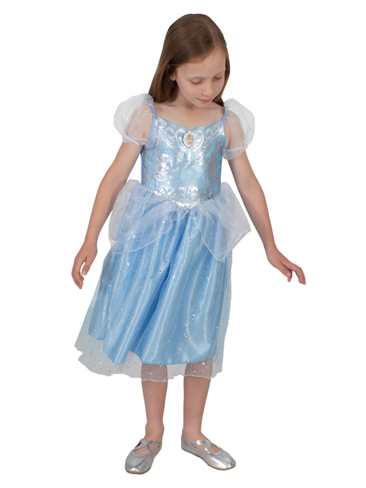 CINDERELLA SPARKLE DELUXE COSTUME, CHILD Officially Licensed