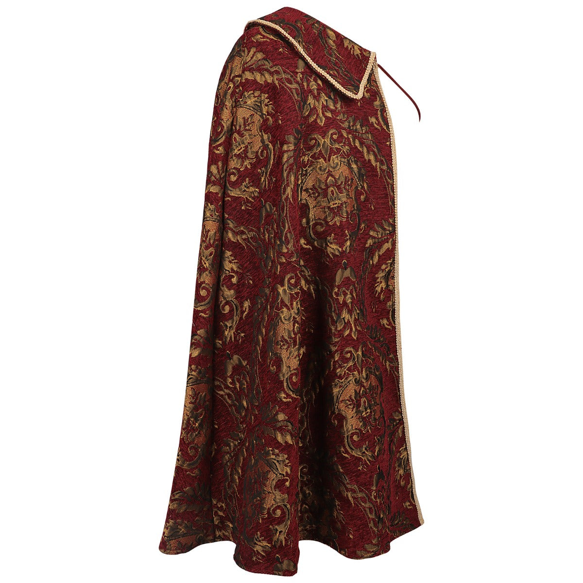 Medieval Renaissance Tudor King Half Shoulder Cloak Noble Ren Faire Costume