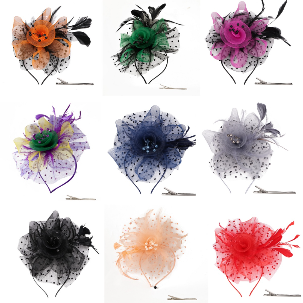Vintage Feather Fascinator Headpiece meejoy